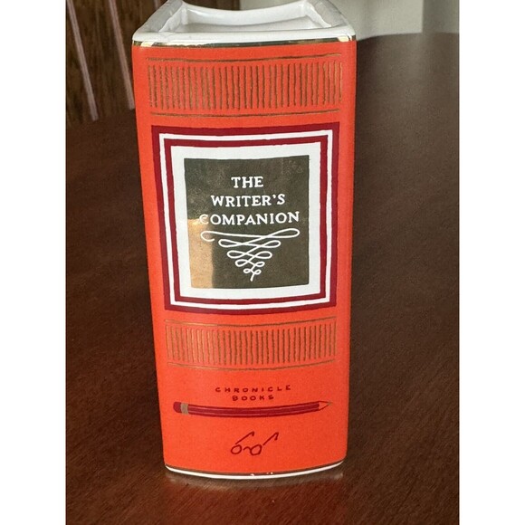 Bibliophile Vase The Writer's Companion Book Ceramic Vase by Jane Mount - Picture 3 of 11